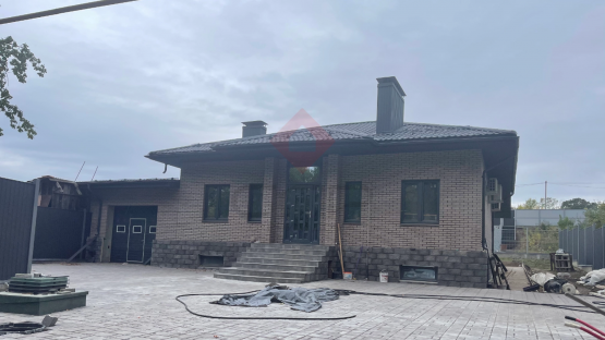 Дом из газобетонных блоков с кирпичной облицовкой г. Новокуйбышевск