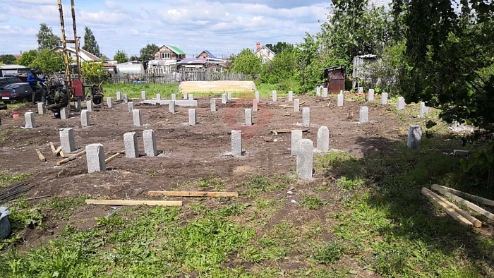 Дом из газобетонных блоков п. Малое Томылово