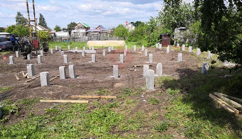 Дом из газобетонных блоков п. Малое Томылово