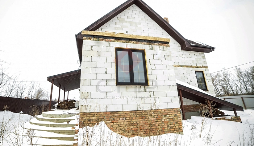 Дом из газобетонных блоков КП Самарский