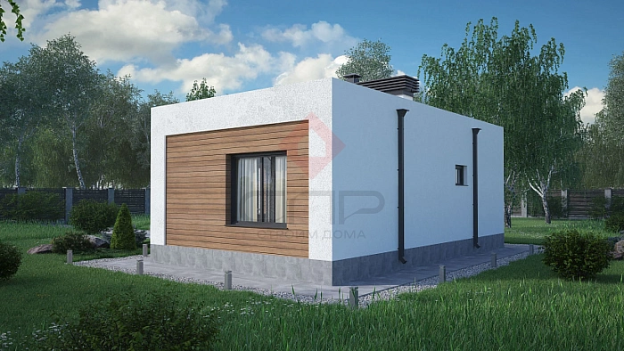 Баня из газобетонных блоков с. Старая Бинарадка