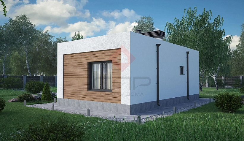 Баня из газобетонных блоков с. Старая Бинарадка