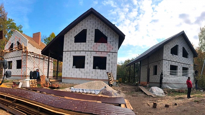 Дом из газобетонных блоков СДТ Малые Дойки