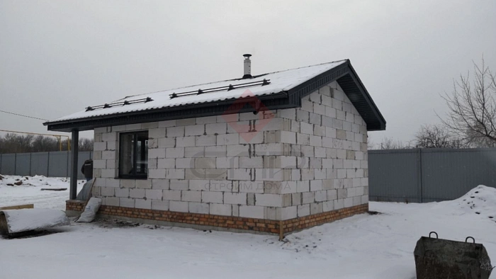 Баня из газобетонных блоков п. «Малое Томылово»