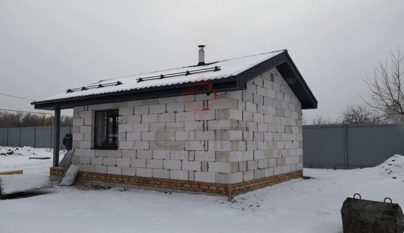 Баня из газобетонных блоков п. «Малое Томылово»