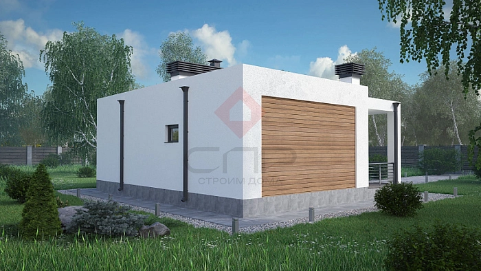 Баня из газобетонных блоков с. Старая Бинарадка