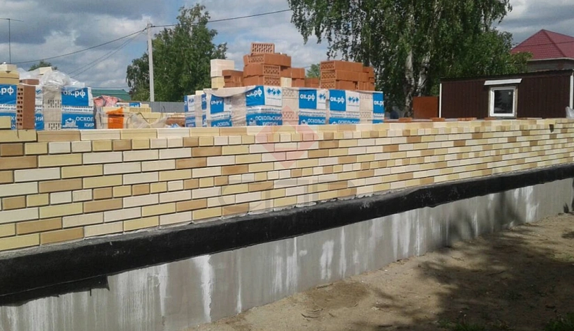 Дом из керамического кирпича с облицовкой из кирпича с. «Красный Яр»