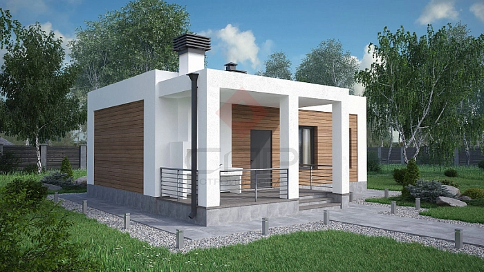 Баня из газобетонных блоков с. Старая Бинарадка