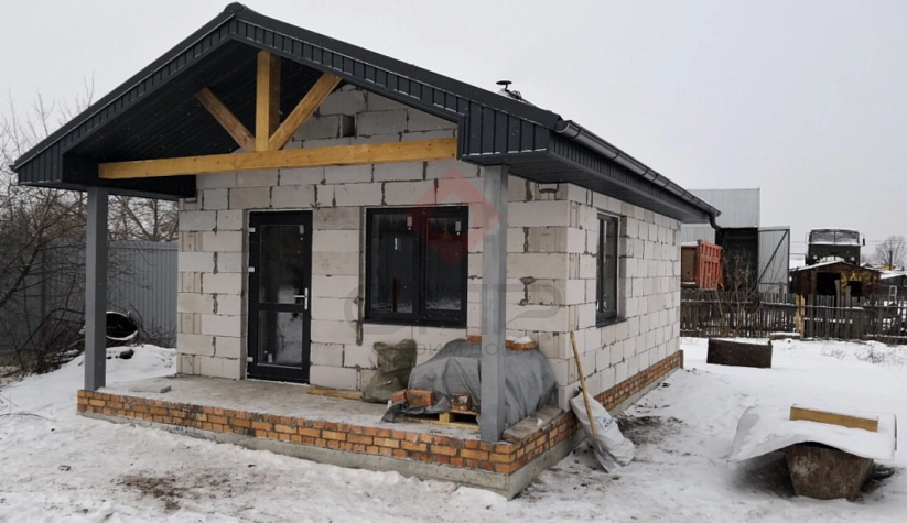 Баня из газобетонных блоков п. «Малое Томылово»