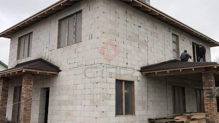 Дом из газобетонных блоков г. Самара, ул. Ак. Павлова