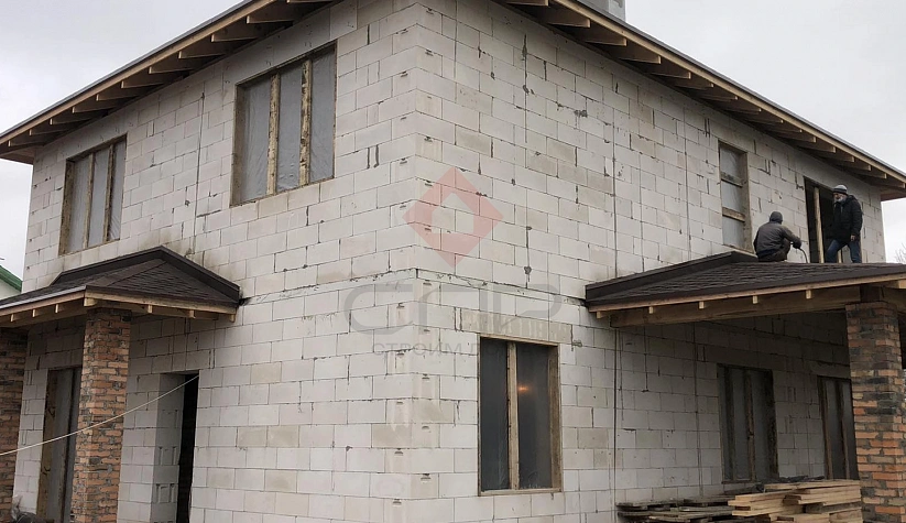 Дом из газобетонных блоков г. Самара, ул. Ак. Павлова